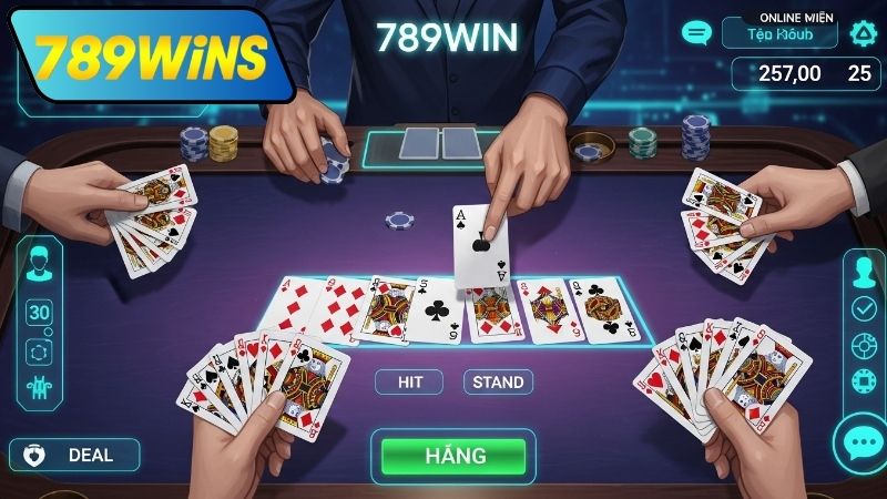 Cách tham gia chơi bài trực tuyến mà không mất phí tại 789WIN